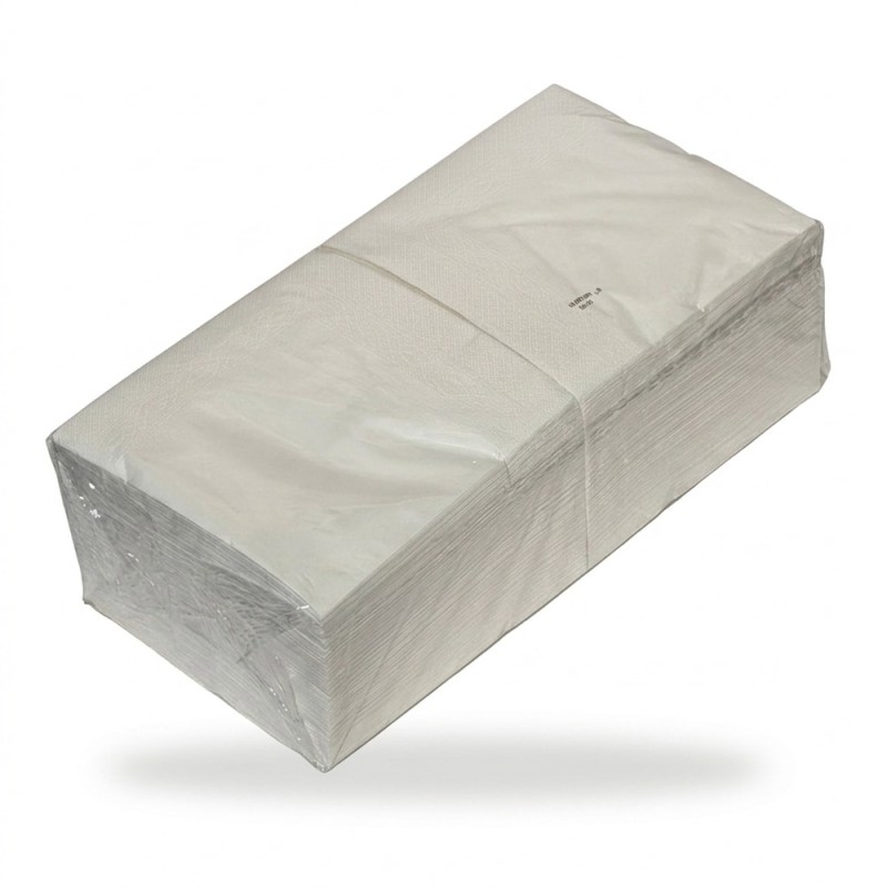 Servetele de masa albe 2 straturi din celuloza 33x33 cm 250 buc Adison
